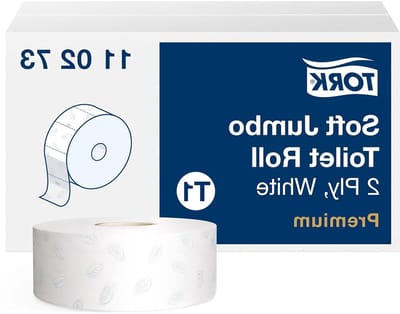 Zacht Jumbo Toiletpapier - Toiletrollen Wit - Hygiënisch Werken - Hoge Witheid - 6 x 360 m - Wit