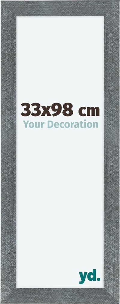 Your Decoration - Fotolijst 33x98 cm - MDF - IJzer Geveegd - Como