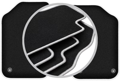 CARLUX-SILVER automatten voor: MG F / TF coupé, cabrio (1995-2005)