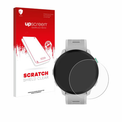 upscreen - Screenprotector voor Garmin Forerunner 55 - Folie Beschermfolie transparant