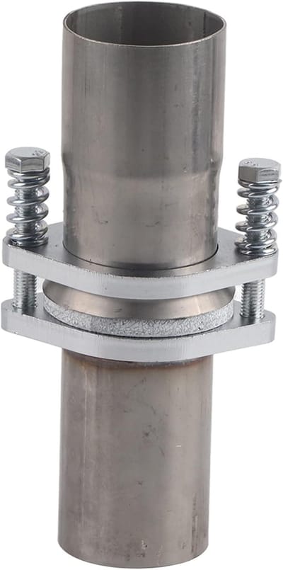 Allecto - Flens uitlaatpijp - Universele snelsluiting - Stalen reparatie pijp kit - 2,5 inch - Hoogwaardige kwaliteit - Geschikt voor auto en motor