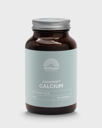 Mattisson - Vegan Aquamin Calcium uit Rode Alg - Natuurlijk Mineralen Complex - Met Magnesium Carbonaat - Vegan Voedingssupplement - 90 Capsules