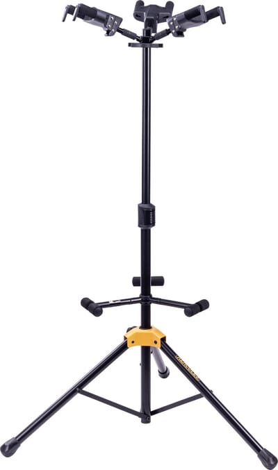 Hercules Stands HCGS-432B+ Auto Grip System Triple Guitar Stand - Gitaarstandaard