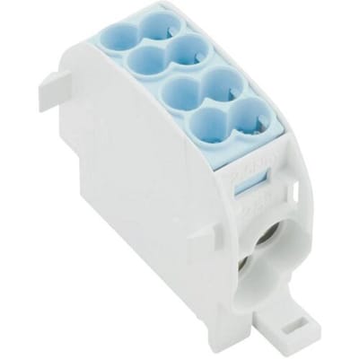 Weidmüller 1560670000 Verdeler-serieklem Schroeven Blauw 5 stuk(s)