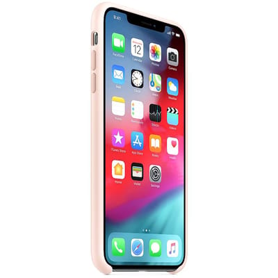 Silicone Backcover voor de Apple iPhone Xs Max - Pink Sand