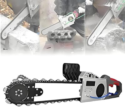 Betonkettingzaag - Muurzaag machine - Precisie zagen - Geïntegreerde waterpomp - 48 cm zaagdiepte - Meerkleurig