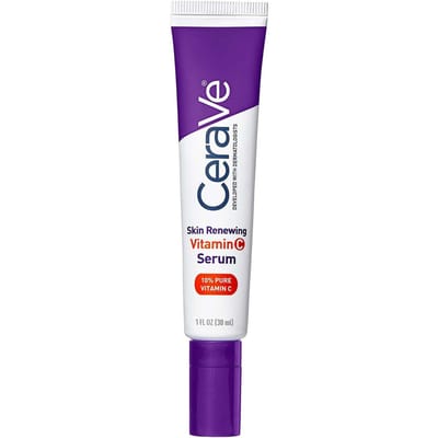 CeraVe Skin Renewing Duo for Visibly Brighter Smoother Skin with Vitamin C Serum and Eye Cream
