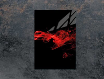 TMK ArtDeko Serie - Snijplank van Gehard Glas - 35x52 cm - Zwart