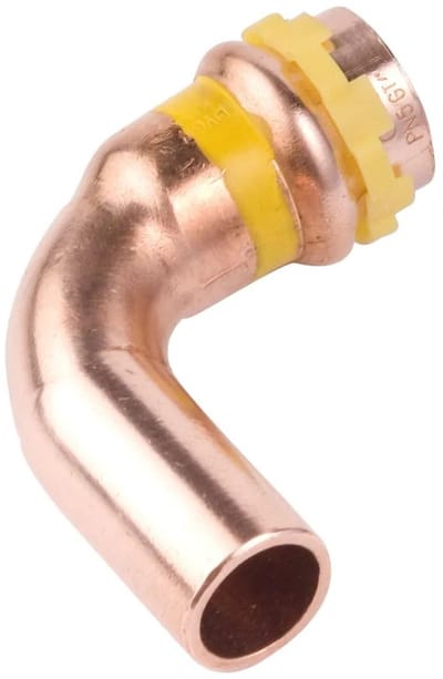 VSH SudoPress Koper Gas Bocht 90° FØ 42 Type SPG5001V, 6674008