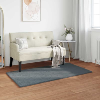 vidaXL - Antislip - vloerkleed - van - imitatie - konijnenbont - OLITE - 60 - x - 110 - cm