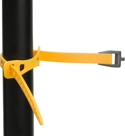 Spanbanden Set - Bevestigingsbanden - Bagage Vervoeren - Verstelbaar en Sterk - 12 x 300 mm - Zwart