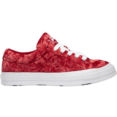 Converse One Star Ox Golf le Fleur TTC Gewatteerd Fluweel Barbados Kers 37 red