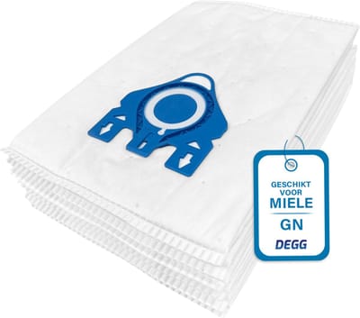 DEGG® - Stofzuigerzakken - Geschikt voor Miele GN - Top Kwaliteit - Complete C3 & C2 - Classic C1 - Kwaliteit gelijk aan Origineel - 6 STUK(S)