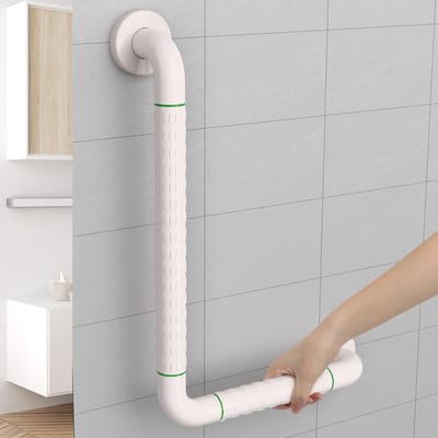 Hand Handles for Seniors - Stainless Steel 45 x 30 cm Non-Slip Wall Mounted Handles for Toilet, Stairs and Bathroom Shower