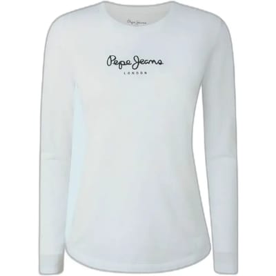 Pepe Jeans New Virginia T-shirt Met Lange Mouwen Wit L Vrouw