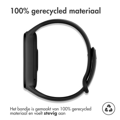 imoshion Siliconen Sport bandje voor de Xiaomi Mi Band 5 / 6 - Zwart