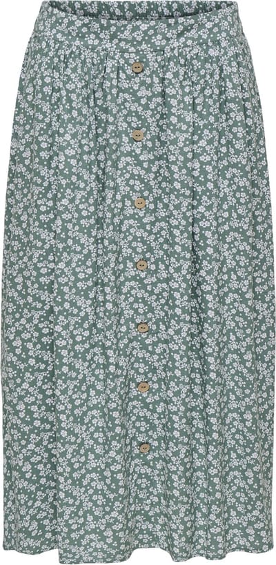 ONLY - ONLMILANO AOP LIFE BUTTON LONG SKIRT WVN - Meisjes - Rokken