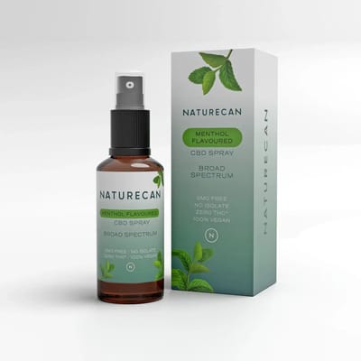 Naturecan CBD Spray Menthol- 10% CBD - 10 ml - THC-vrij