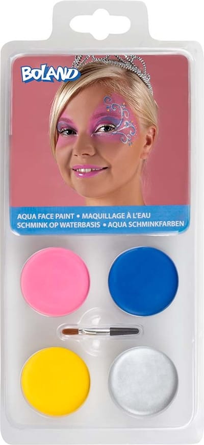 Boland - Palet schmink Prinses - - Schmink palet - Carnaval, Themafeest, Halloween, Kinderfeestje - Prinsen en Prinsessen