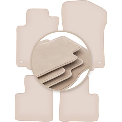 PREMIUM beige matten voor: Mercedes ML W164 SUV 2005-2011