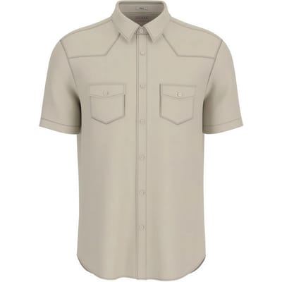 hemd western man beige