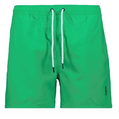 Ragman Swim Short Swimshorts Uni Color Fel Groen / male