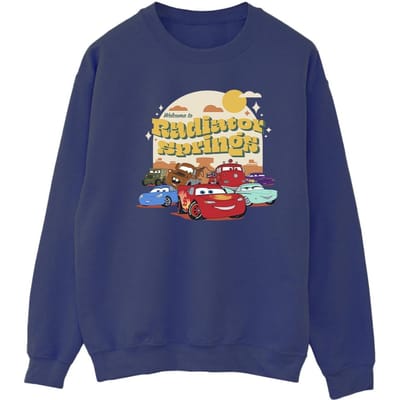 Disney Dames/Dames Cars Radiator Springs Groep Sweatshirt (Marineblauw)
