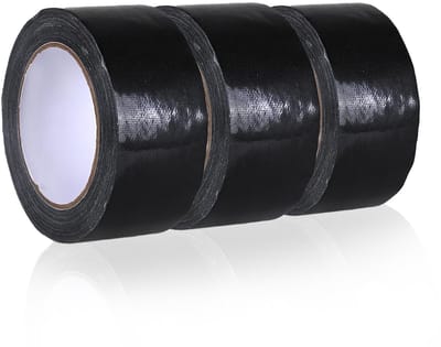 Dailygoods- Textieltape 3 Rollen - 50 mm x 20 m - Duurzaam Plakband - Reparatieband - Afdichting - Lichtgewicht en Robuust