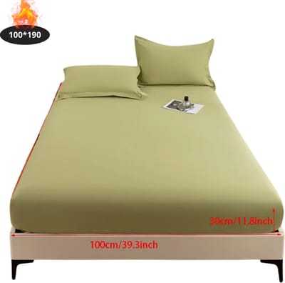Nivard Waterdicht Hoeslaken - Beddengoed - Fitted Sheet - Bed - Gras Groen 100x190