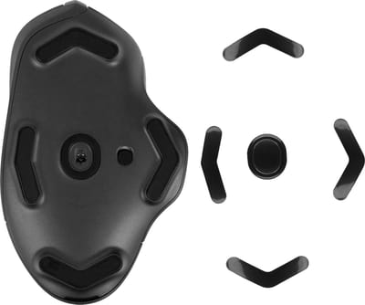 kwmobile muis voeten sticker geschikt voor Logitech G604 LIGHTSPEED - Computermuis glijder - Stickers in zwart