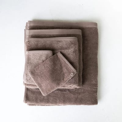 Linolux Badlaken Home Taupe – Set van 2 – 100% Katoen – 580 g/m² – Zacht & Absorberend