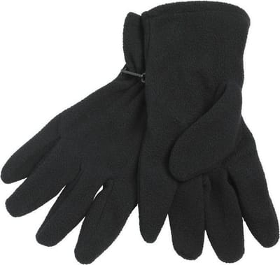 Myrtle Beach Volwassenen Unisex Microfleece Handschoenen (Zwart)