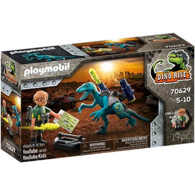 PLAYMOBIL Dino Rise Uncle Rob: bewapenen voor de strijd - 70629