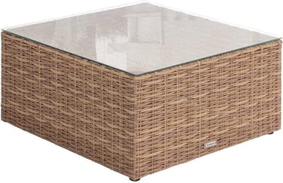 Tuin Salontafel - Buiten Tafel - Terras Ontspanning - Vierkant Design - 72x72x36 cm