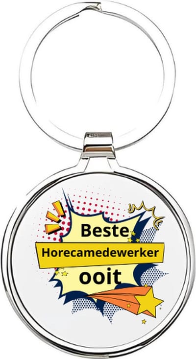 Akyol - de beste horecamedewerker ooit Sleutelhanger - Werk - de beste horecamedewerker - horeca - medewerker - restaurantmedewerker - cafemedewerker - werken op het terras - hotel - hotel medewerker - 4 x 7,5 CM