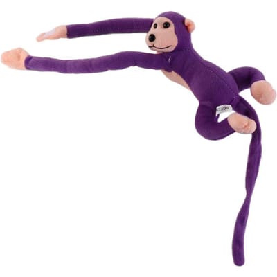 60CM Lange Arm Aap Pluche Speelgoed Anti-botsing Banaan Aap Gordijnband Aap Pop Knuffel Verjaardag Bruiloft Feest Decor paars