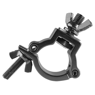 Trussklem - BeamZ BC35B-75 set van 4 aluminium slimline half couplers - 75kg max. - Zwart