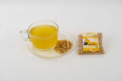 Gember Kruidenthee (Ginger) – Biologisch – Cafeïnevrije Kruidenthee – Losse Kruidenthee – 50g