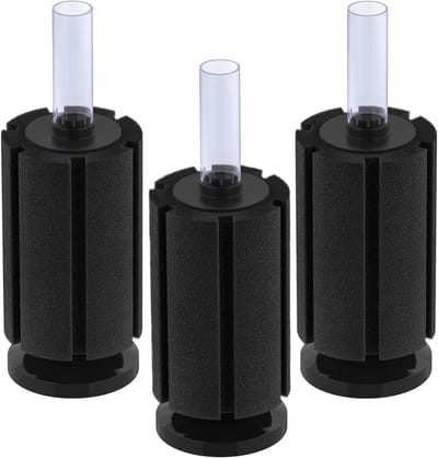 Dailygoods - Pawfly Aquarium Bio Spons Filter Stille Betta Fry Garnalen en Kleine Vissen Schuimfilter voor Vissen Tanks tot 80 Liter， 3 Pack