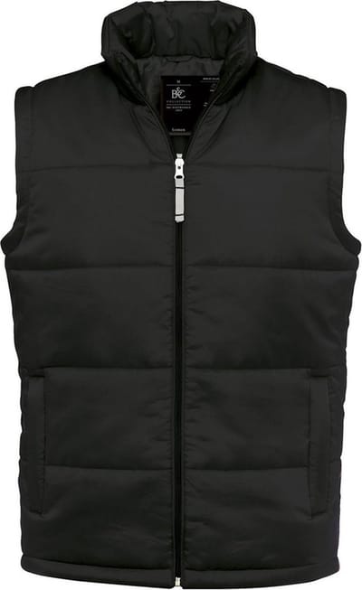 Zwarte bodywarmer voor heren M (50)