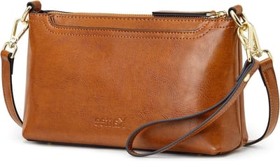 Trendy Dames Leren Crossbody Tas met Schouderbanden en Handtas Clutch voor Elke Gelegenheid