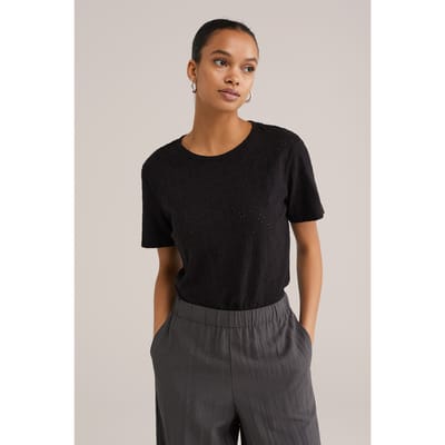 WE Fashion T-shirt Black Taglia: XS | Pantaloni da completo Outlet | Donna | Nero