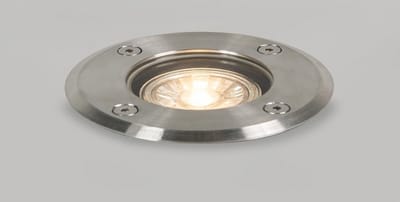 Lumidora Inbouwspot 30848 - GU10 - 4.0 Watt - 380 Lumen - 2700 Kelvin - Aluminium - Staal - Buitenlamp - IP67 - Met Sensor - ⌀ 11 cm