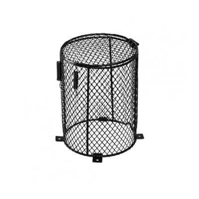 HabiStat Verwarmer beschermer rond 12x16cm | metalen veiligheidskooi voor warmtelamp en keramische verwarmer