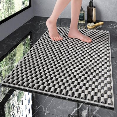 Badkamer Antislip Mat Douchecabine Badkamer Badmat Kinderen Valmat Milieubescherming Duurzaam Duurzaam Nuttig 35*65CM gray
