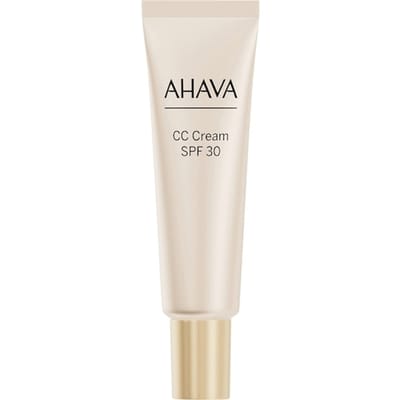 AHAVA CC Cream Kleurcorrectie - Egaliseert & Beschermt | SPF-30 Zonbescherming | Dagcrème voor Alle Huidtypen | Hydraterende Gezichtscrème voor mannen & vrouwen | Moisturizer voor een droge huid & gezicht - 30ml