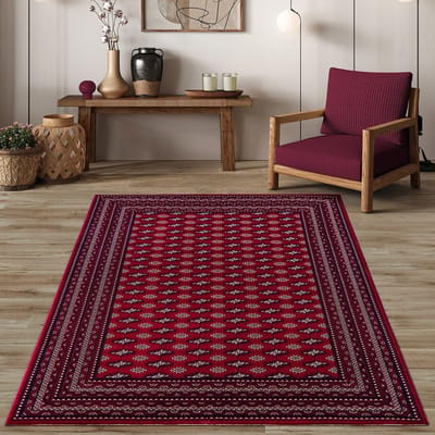 Flycarpets Klassiek Rood Vloerkleed Alcon - Oosters motief - Perzisch Tapijt - Woonkamer - 280x380 cm