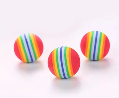3 stuks Katten Balletjes | Katten Speelgoed | Kattenspeeltjes | Interactief Spelen | Kittens | 3.5 CM | 2 Stuks