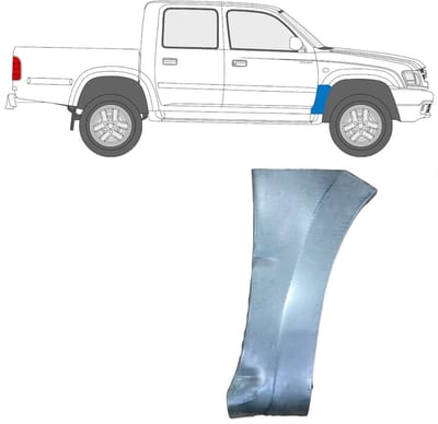 Reparatiepaneel voorspatbord voor Toyota Hilux 1998-2005 / Rechts