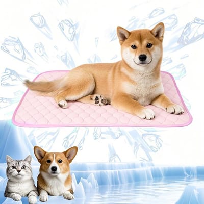 Famanu – Koelmat voor honden en katten, zelfkoelend, 70 x 55 cm, perfect voor warme zomerdagen